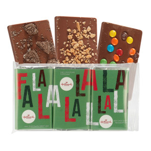 1oz Belgian Chocolate Bar Gift Set - Set of 3 w/ Assorted Toppings