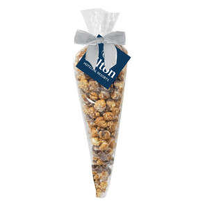 White & Dark Chocolate Swirl Popcorn Cone Bag (large)