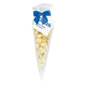 White Cheddar Popcorn Cone Bag (small)