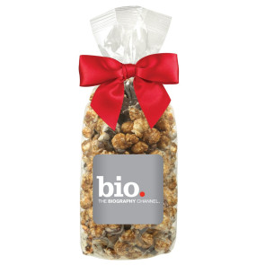 Gourmet Popcorn Gift Bag - White & Dark Chocolate Swirl Popcorn