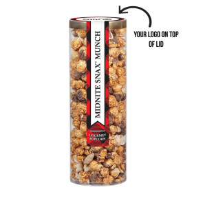 Executive Popcorn Tube - Midnite Snax Munch Popcorn