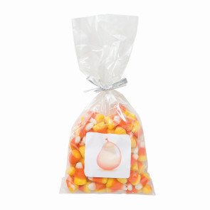 Mug Stuffers - Candy Corn Candy in Cello with Full Color Label