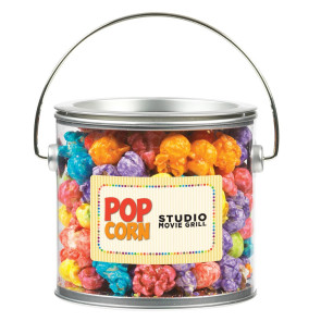 Large Paint Cans with Corporate Color Popcorn