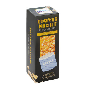 Movie Night Kernel & Seasoning Set - Medium Yellow Kernels & Kettle Corn