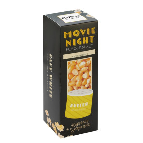 Movie Night Kernel & Seasoning Set - Baby White Kernels & Butter Seasoni