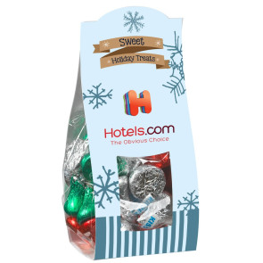 Candy Desk Drop with Hershey Holiday Kisses (Small)