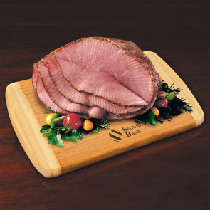 Spiral-Sliced Half Ham with Branded Cutting Board