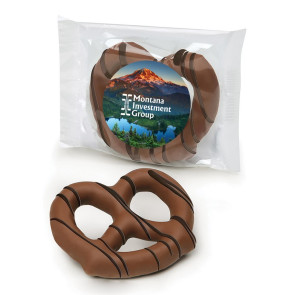Milk Chocolate Dipped Pretzel Individually Wrapped