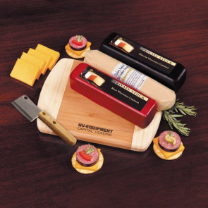 Wisconsin Flavors - Cheese and Summer Sausage Branded Cutting Board