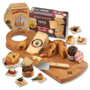 Enchanting Assortment Bamboo Board and Charcuterie