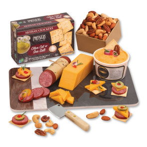 Flavorful Flair - Charcuterie Assortment and Branded Board