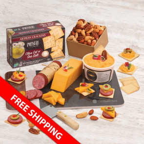 Savory Flair Meat and Cheese Assirtment Cutting Board