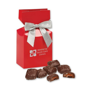 Chocolate Sea Salt Caramels in Premium Delights Gift Box