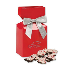 Peppermint Bark in Red Premium Delights Gift Box