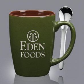 Roberta Spoon Mug - Olive