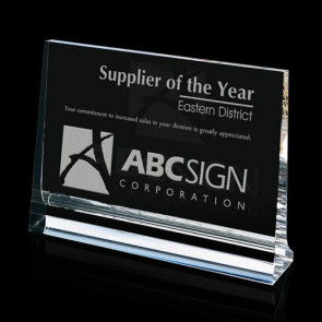 Footed Plaque (Horiz)