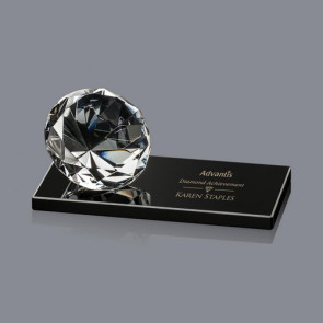 Gemstone on Black - Diamond
