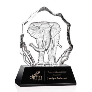 Ottavia Elephant Optical Crystal Award