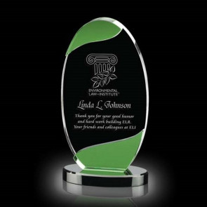 Lola Award - Optical/Green 8 in Wide