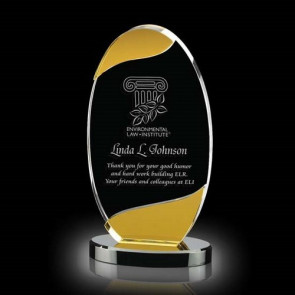 Lola Award - Optical/Amber 8 in Wide