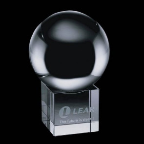 Crystal Ball on Cube - Optical 2-3/8 in.
