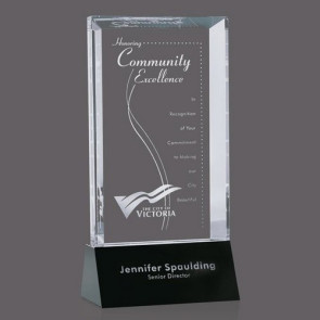 Nelson Award - Optical/Black 7 3/4 in.