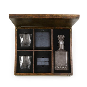 Whiskey Box with Decanter