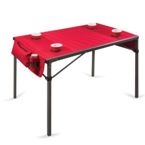 Travel Table Portable Folding Table, (Red)