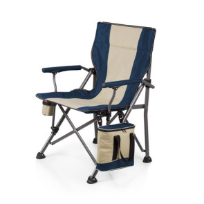 Outlander Camp Chair with Cooler, (Navy)