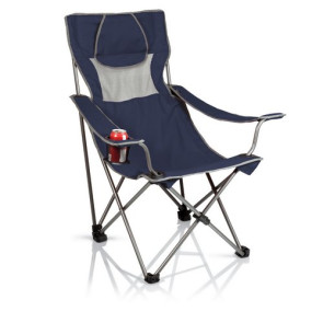 Campsite Camp Chair, (Navy with Grey)