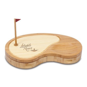 Sand Trap Golf Cheese Board & Tools Set