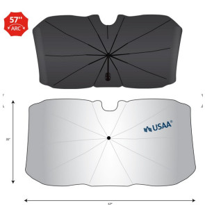 The Dashboard Defender - UV Car Windshield Folding Umbrella