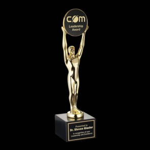 Rosemount Award - Gold/Marble 15.5 in.