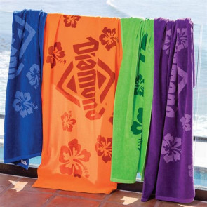 Oversized Velour Beach Towel (Color Towel, Tone on Tone)
