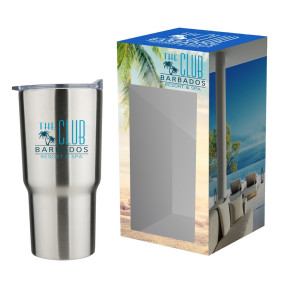 Contoured 30 oz Stainless Steel Copper Tumbler (windowed box) BX2
