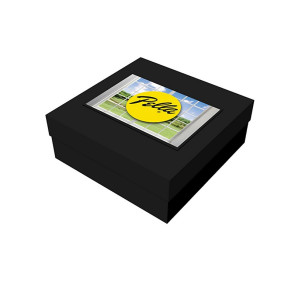 8 x 8 x 3 Deluxe Black Gift Box