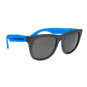 Sunglasses with Black Frames and Color Arms