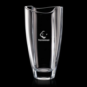Ainsley Award Vase - 9 in. Crystalline