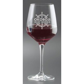 Rona Wine Glass - 17.25 - Deep Etched