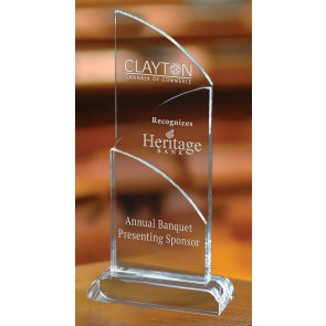 Large Intersect Glass Award