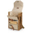  Corsica Wine & Cheese Basket, (Natural Willow with Tan Lining)