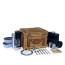  Canterbury Picnic Basket, (Navy with Plaid)