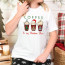 White Unisex T-shirt - Coffee is my Christmas Cheer