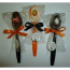 Halloween Theme Chocolate Brew Spoons In Orange and Black