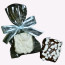 Snowflake Crispie Bites Dipped in Chocolate In Cello