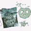 Print Snowflake Pretzel Knot Giant Snowman Pop