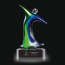 Monza Award on Clear Base - 12.5 in.