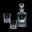 Bainbridge Decanter and 2 On-the-Rocks