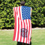 US Flag Beach Towel (Screen Printed)
