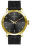 Caravelle Ladies Bracelet from the min/MAX Collection- Silver Tone and Gold Accents